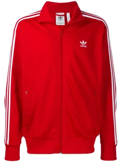 Adidas Originals Signature Bb Track Top In Red