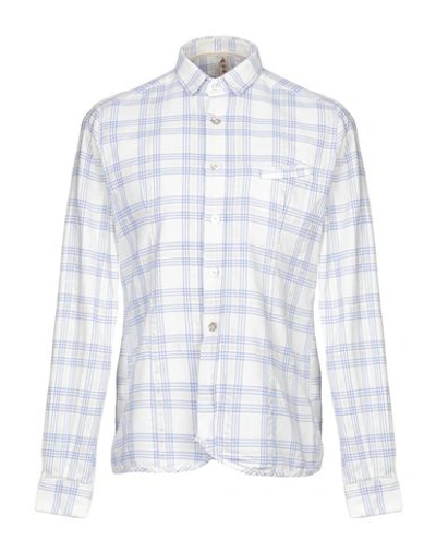 Dnl Checked Shirt In Ivory