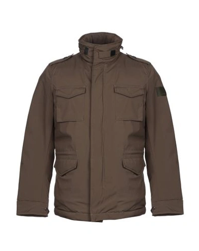 Museum Down Jacket In Military Green