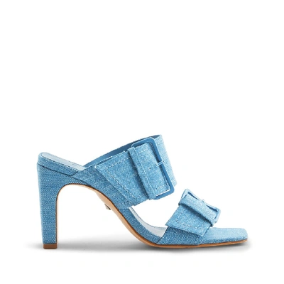 Schutz Amani Sandal In Light Blue