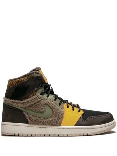 Jordan Air  1 Rtr Hi Prem Ut Sneakers In Brown