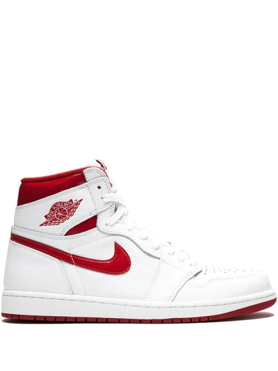 Jordan Air  1 Retro High Og Metallic Red In White