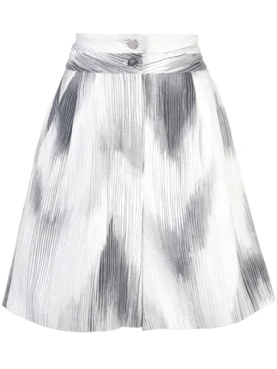 Josie Natori Textured Shorts In White