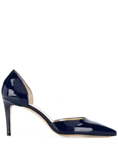 Antonio Barbato Pointed Toe Pumps In Blue