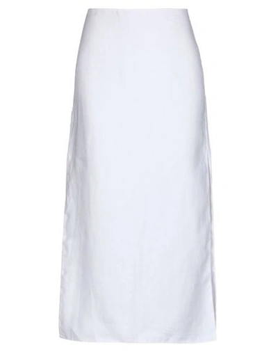Theory 3/4 Length Skirts In White