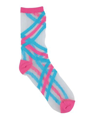 Anrealage Socks & Tights In Fuchsia