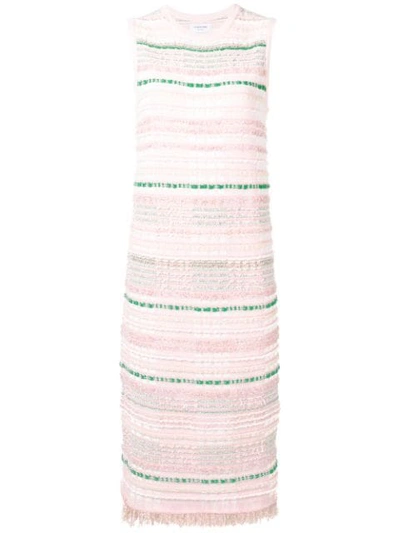 Thom Browne Pink Tweed Shift Dress