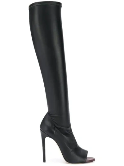 Victoria Beckham Opaz Thigh High Boots In Black