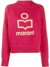 Isabel Marant Étoile Textured Detail Sweatshirt In Pink