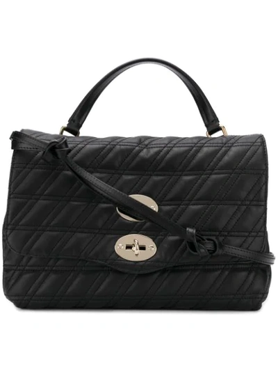 Zanellato Quilted Shoulder Bag In Black