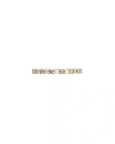 Stevie Wren 14k Diamond Baguette Eternity Ring