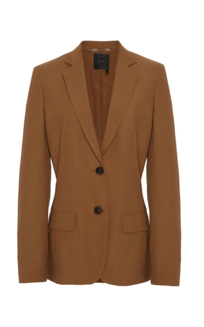 Agnona Eternals Single-breasted Wool Blazer In Neutral