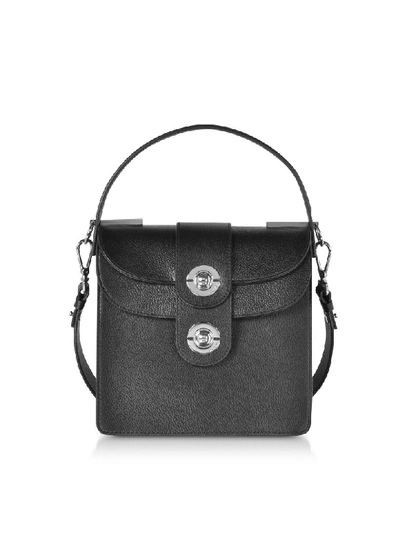 Coccinelle Leila Leather Shoulder Bag In Black