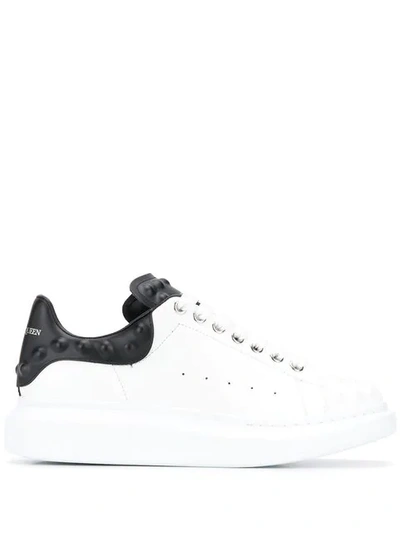 Alexander Mcqueen Oversized Textured Sneakers In White