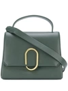 3.1 Phillip Lim / フィリップ リム 'alix' Paperclip Flap Mini Leather Satchel In Green