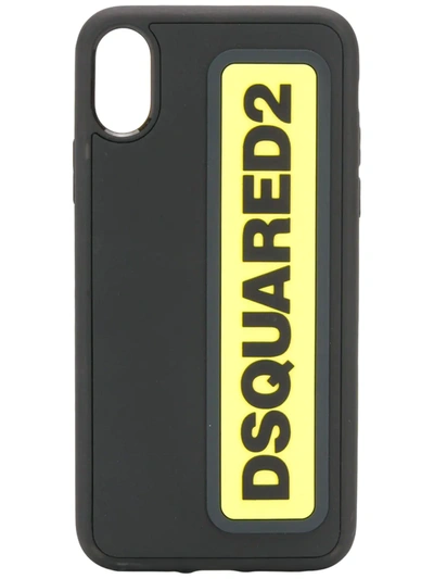 Dsquared2 Iphone X Logo Case In Black