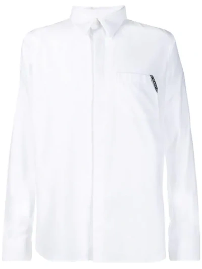 Givenchy Logo Pocket Tailored Shirt In White