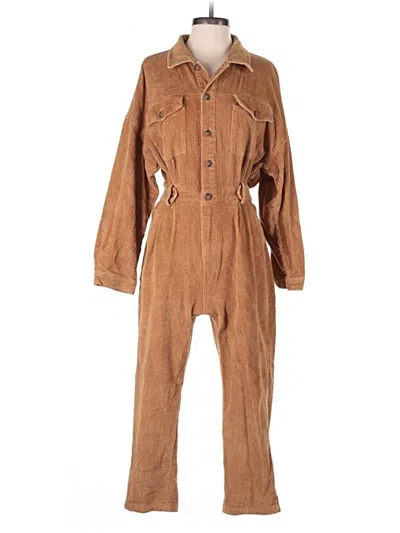 Pre-owned 12th Tribe Jumpsuit In Brown