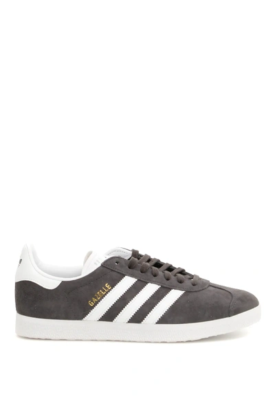 Adidas Originals Gazelle Originals Sneakers In Solid Grey White Gold (grey)