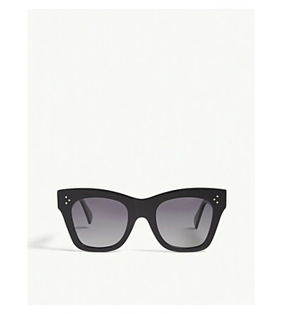 Celine Cl4004in Cat-eye-frame Sunglasses In Black
