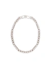 Prada Chain Necklace In F0e5o Antiqued Silver