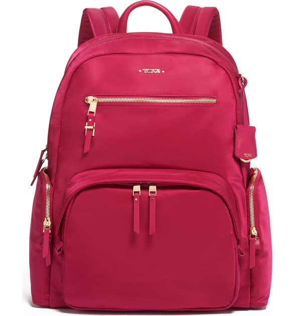 Tumi Voyager Carson Nylon Backpack - Pink In Raspberry | ModeSens