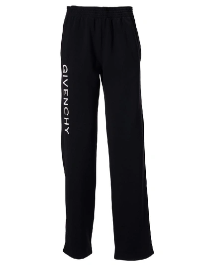 Givenchy Logo Trousers In Black