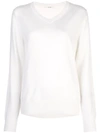 The Row Loose Fit Sweater In White