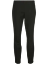 The Row Mid Rise Skinny Trousers In Black
