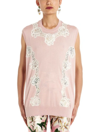 Dolce & Gabbana Vest In Pink