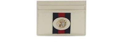 Gucci Rajah Card Holder In White