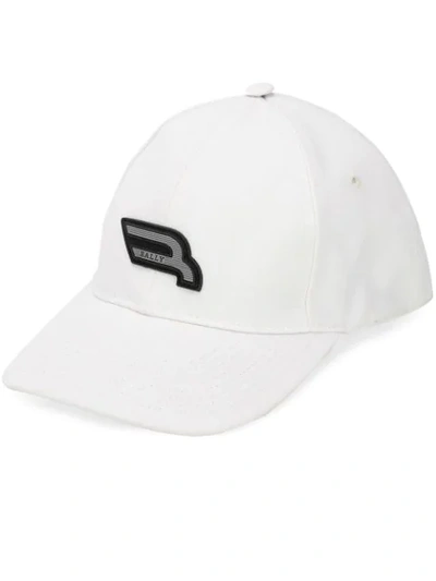 Bally Logo Patch Cap In White