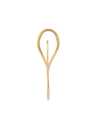 Charlotte Chesnais Needle Hoop Earrings - Gold