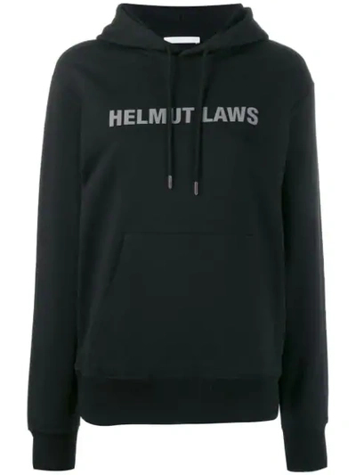 Helmut Lang Logo Sweatshirt In Black