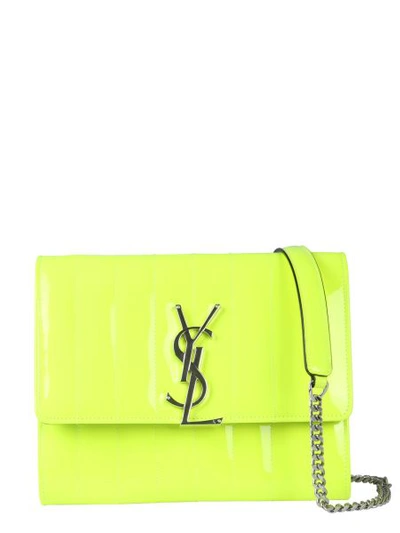 Saint Laurent Mini Vicky Bag In Yellow