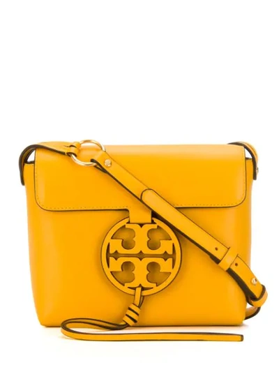 Tory Burch Miller Leather Shoulder Bag In Yellow