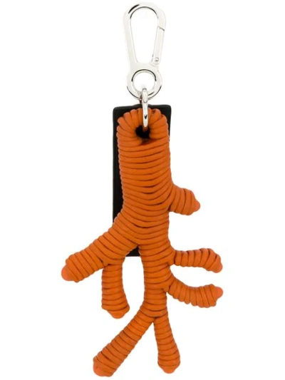 Loewe Branch Charm In Orange