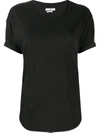 Isabel Marant Étoile Killian Slim-fit Linen T-shirt In Black