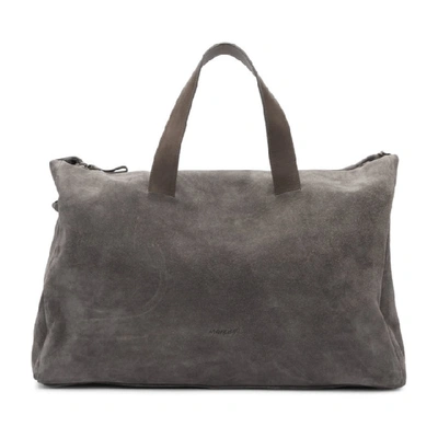 Marsèll Marsell Grey Suede Monouso 0210 Duffle Bag In 5324 Grey