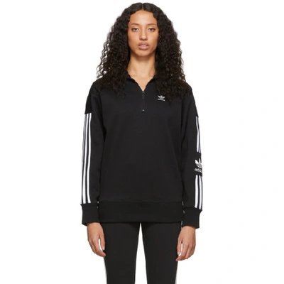 Adidas Originals Black Half-zip Sweater