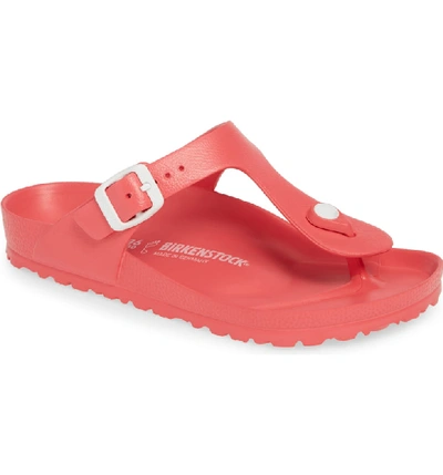 Birkenstock Essentials - Gizeh Flip Flop In Coral Eva