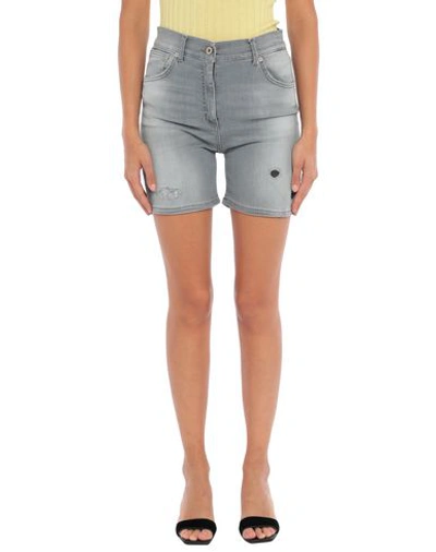 Dondup Denim Shorts In Grey