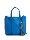 Marc Jacobs The Mini Grind Leather Tote In Blue