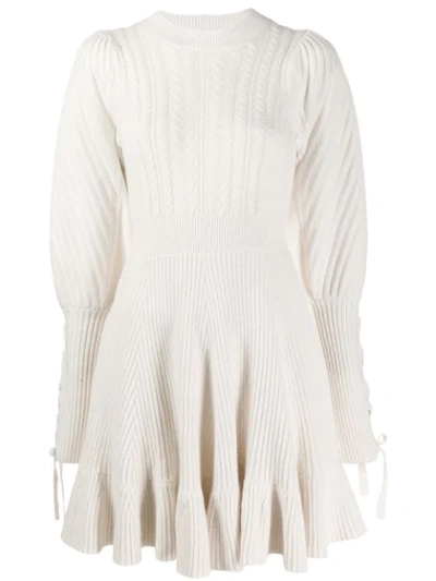 Ulla Johnson Renee Wool And Cashmere Dress In White