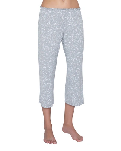 Eberjey Moon Dots Jersey Crop Lounge Pants
