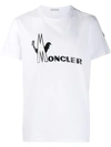 Moncler Men's Vintage Logo Crewneck T-shirt In White