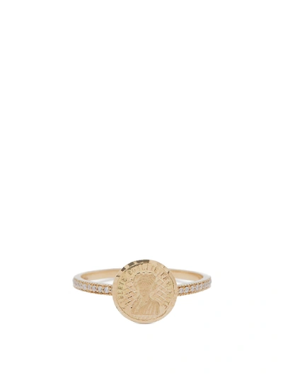 Anissa Kermiche Louise D'or 18kt Gold & Diamond Ring