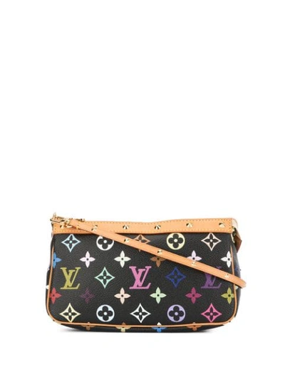 Pre-owned Louis Vuitton Pochette Accessories Hand Bag - Black In Black