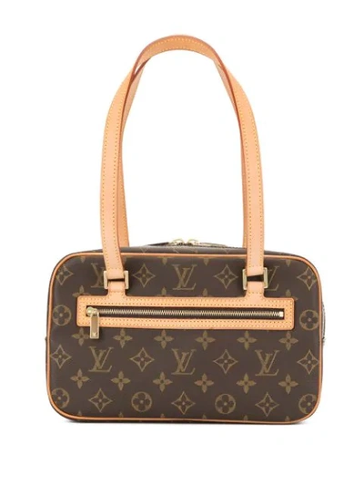 Pre-owned Louis Vuitton Cite Mm Shoulder Bag In Brown