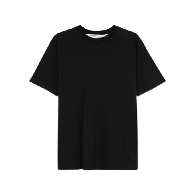 Off-white Black Logo-print Cotton T-shirt